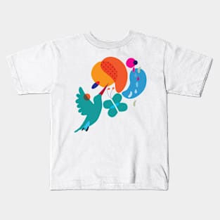 Abstract Organic Kids T-Shirt